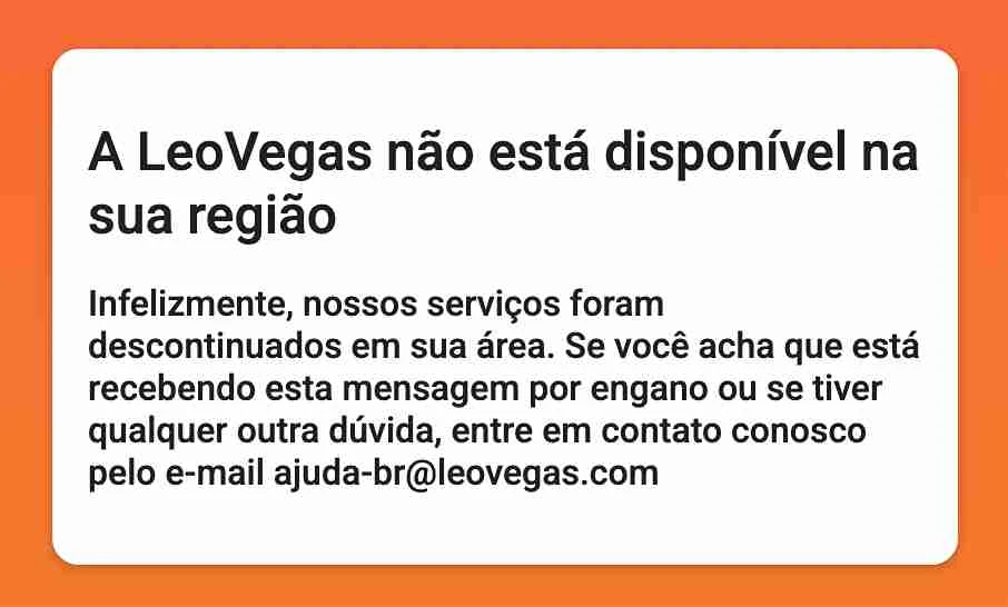 LeoVegas cassino no Brasil