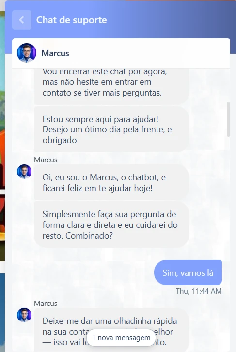 Chat de Suporte