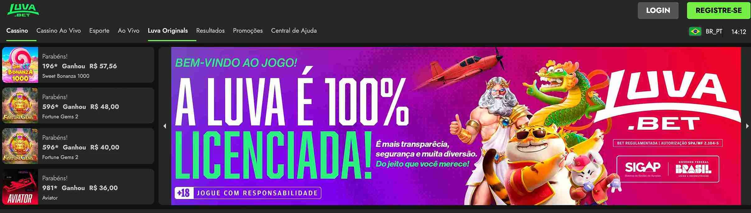 Luva bet casino é confiável!