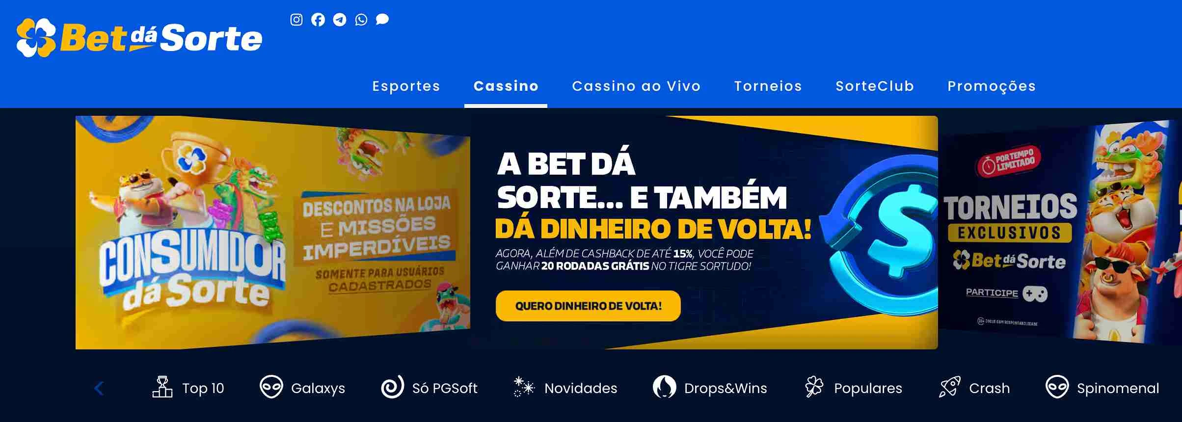 Vale a pena explorar o cassino Bet dá Sorte