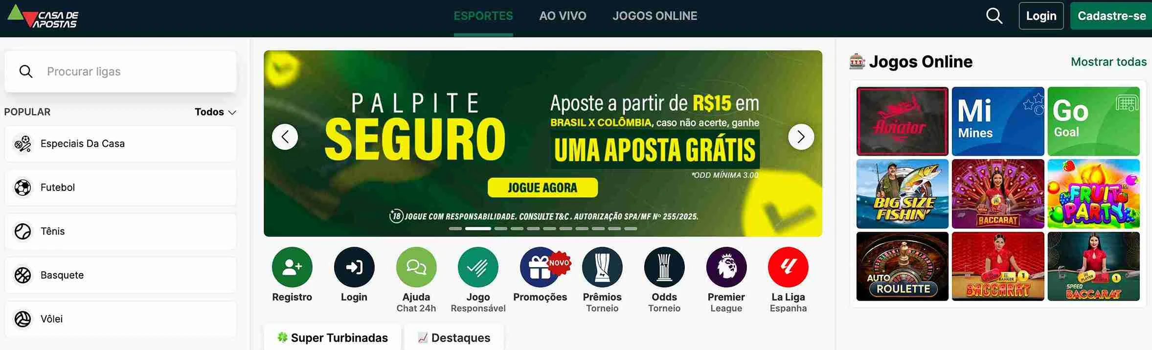 Casa de Apostas do Brasil em 2025