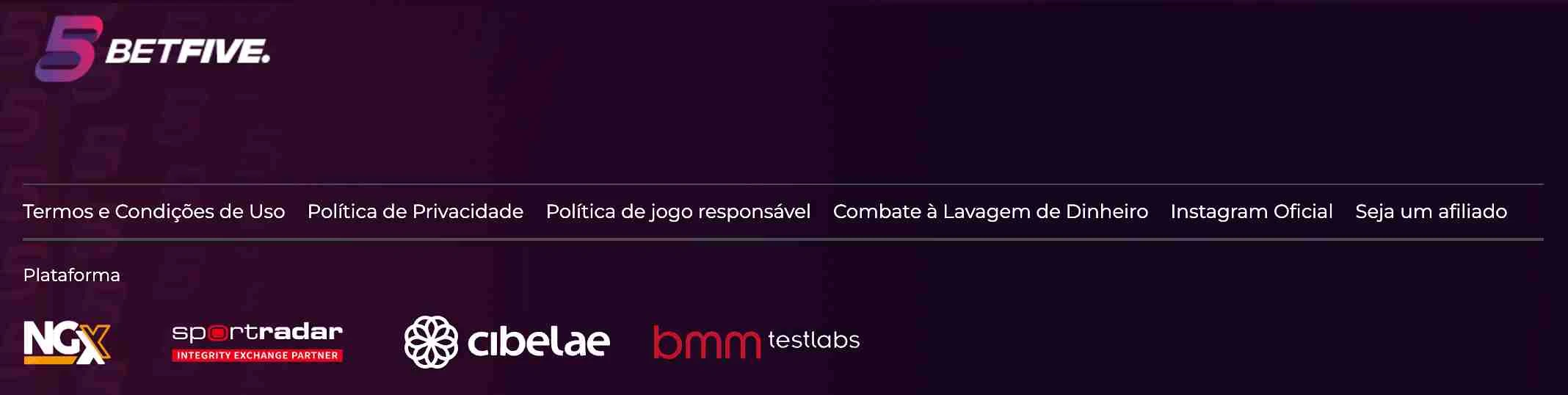 Betfive.io é confiável