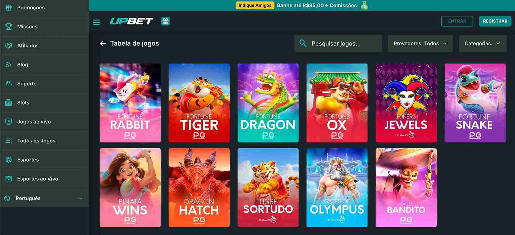 UPBet é confiável para jogar cassino online