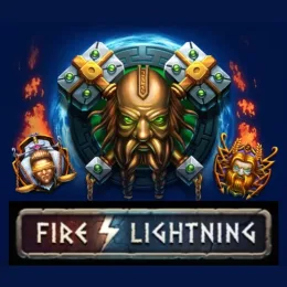 Fire lightning logo