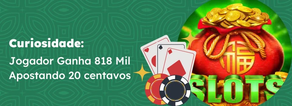 Jogador Ganha apostando pouco - depósito mínimo de 1 real
