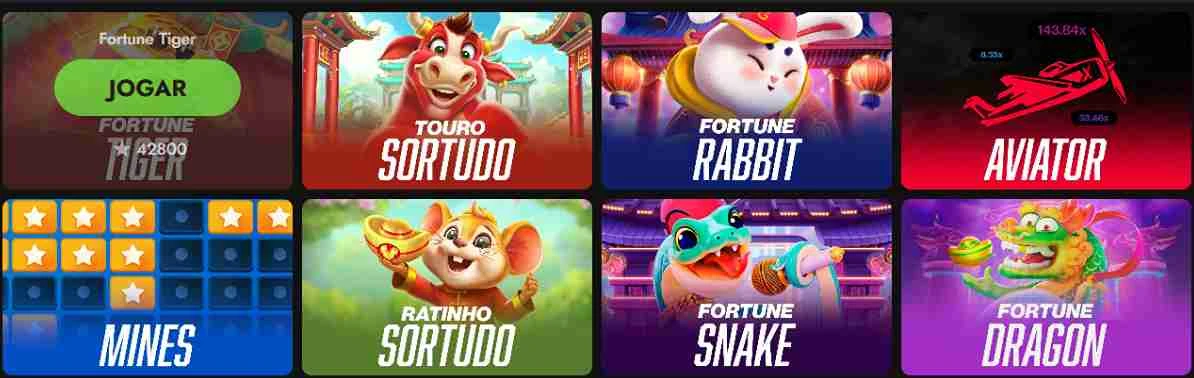 Seleção de jogos da Luva Bet