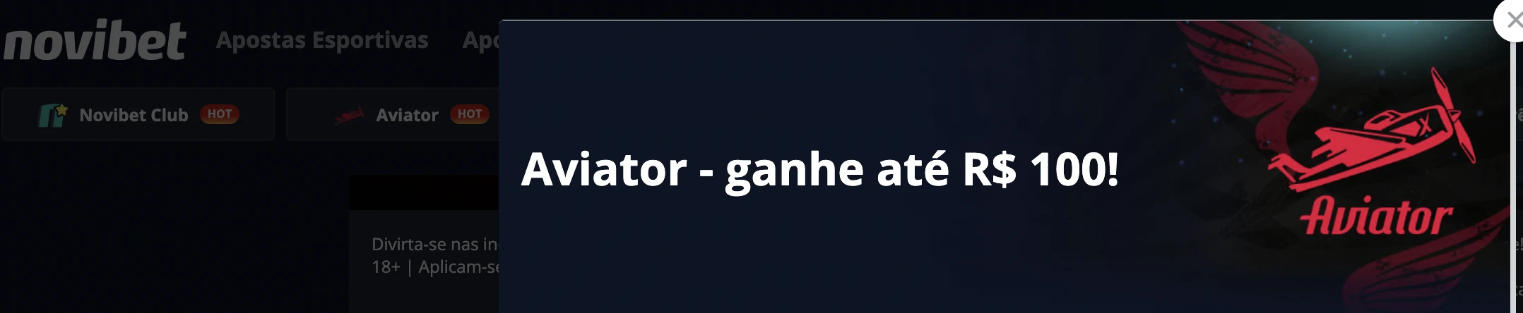 Jogue agora no Aviator Novibet