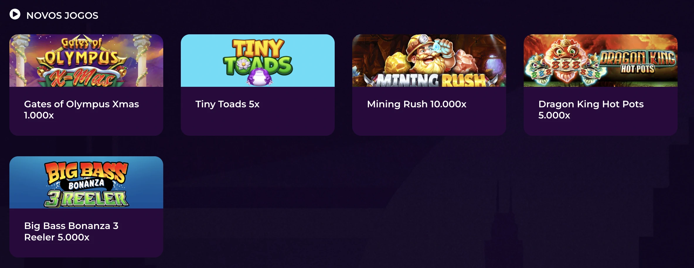 Você pode aproveitar todos os jogos da Betfive.io