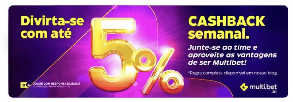 Aproveite o bônus Multibet 2025 de cashback semanal