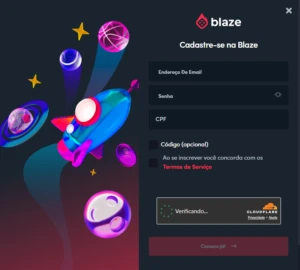 Cadastro na Blaze