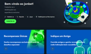 Bônus e ofertas disponiveis na Jonbet